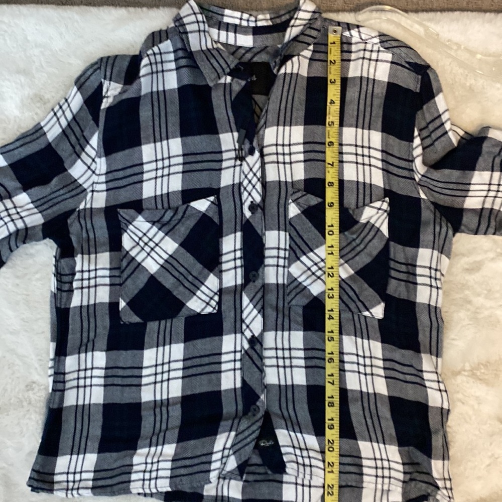 Rails Dylan Plaid Button Up Shirt Nwot! Size S - image 4